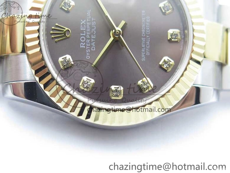 YG SS Maker 278273 Dial Diamonds YG Bracelet Datejust 31mm Best Gray Edition SS BP on Oyster 0127